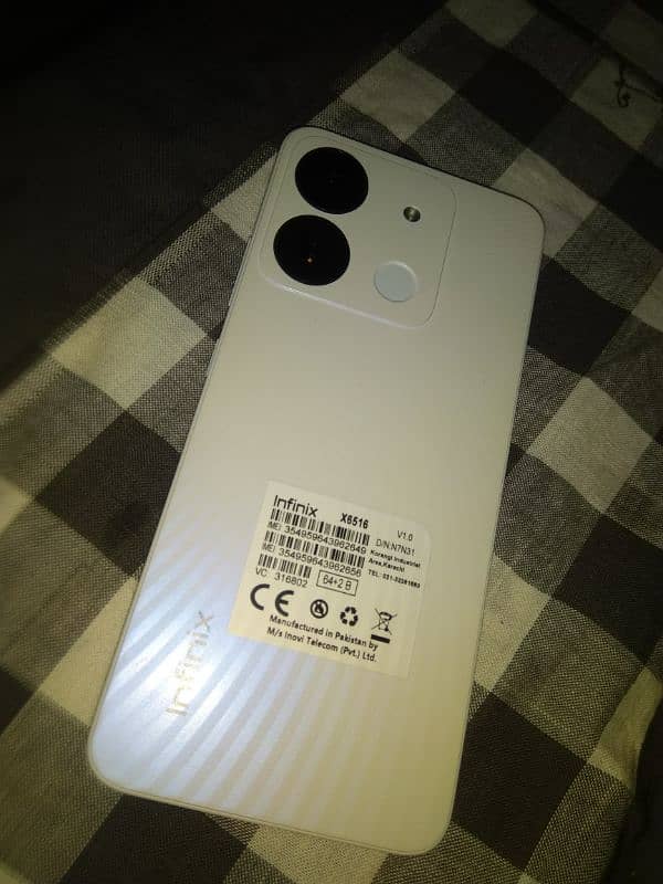 infinix smart 7 /  8 month warranty fon ok he 4