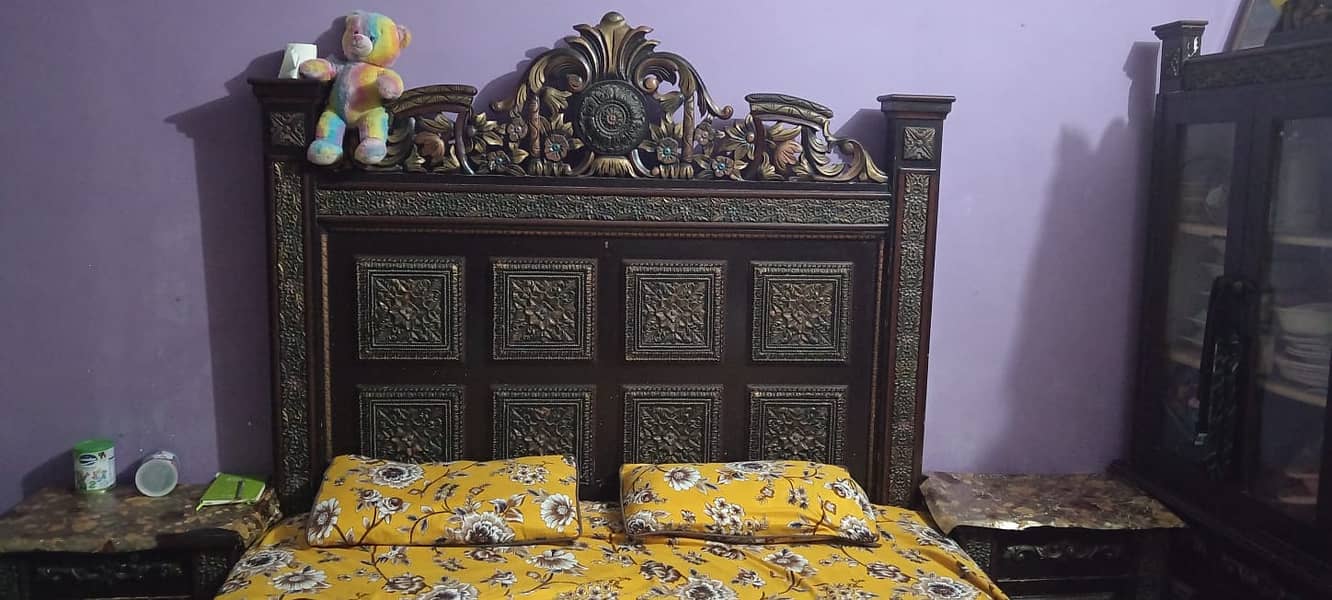 Wooden Bed Set 1