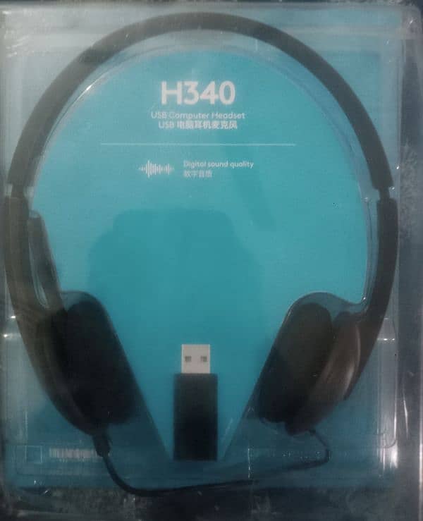 Logitech Headphones Model # H340 Available for Sell 0