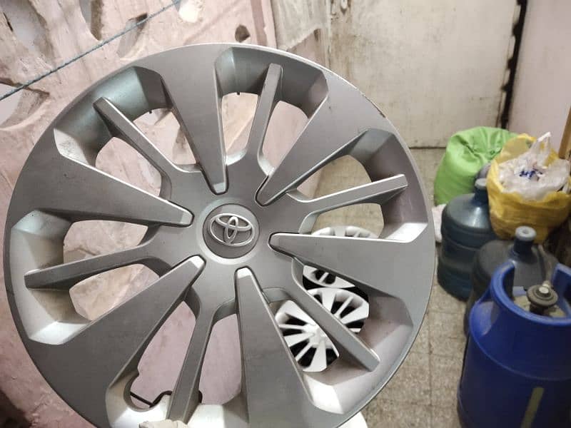 Toyota Passo 14 Inch Genuine Japanese Rims and Wheel Caps 10