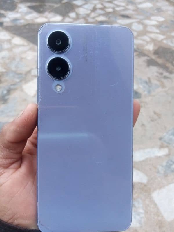 Vivo Y17S 4+4 128 urgent sale six months warranty ka sat box available 0