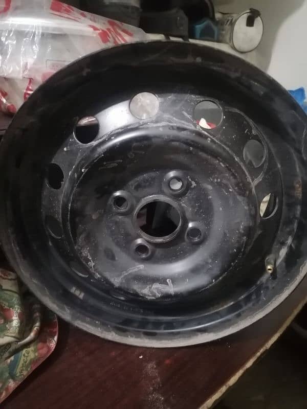 Genuine Steel Wheel Rim 14 inches kia Picanto 2023 Model 1