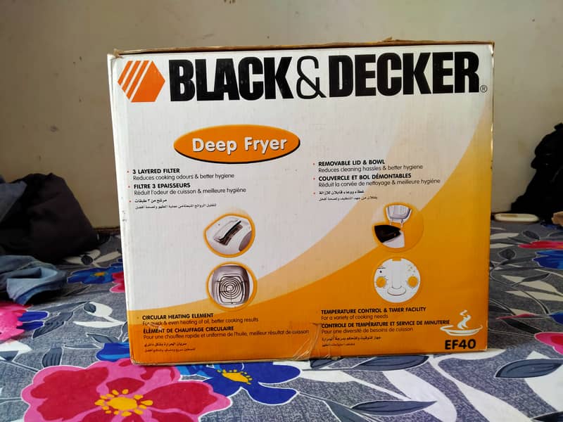 Deep Fryer (Black & Decker) 1