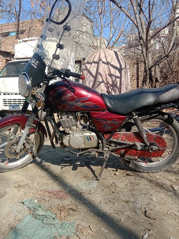 Suzuki gs 150 modal 2017 good condition Rawalpindi registered 0