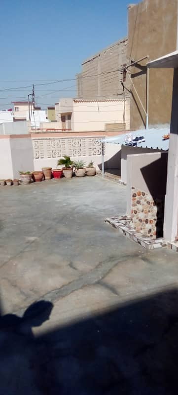 120 gaz west Open Single Story Home For Sale in Ahsan Abad Malir 1