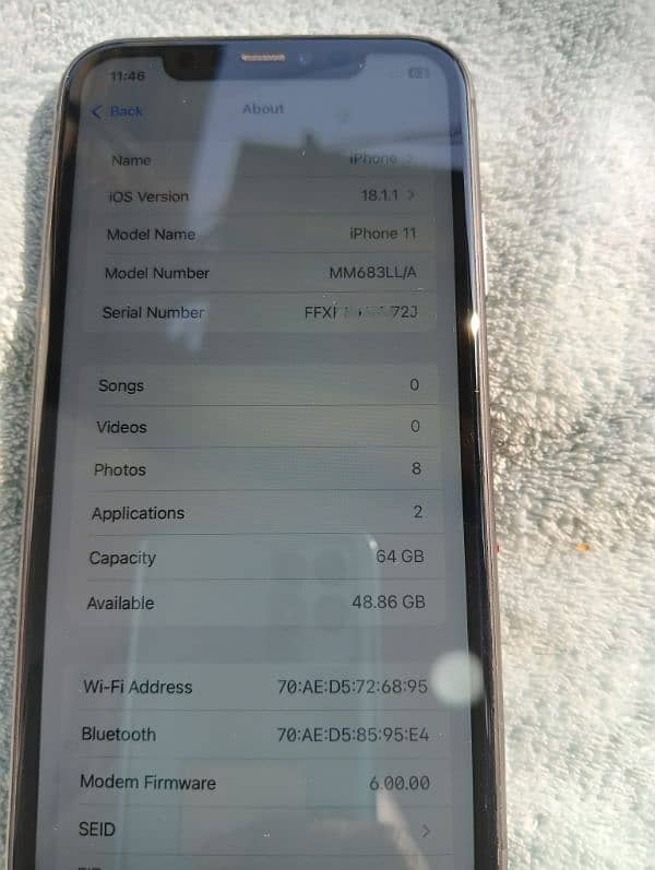 iphone 11 64 GB 4