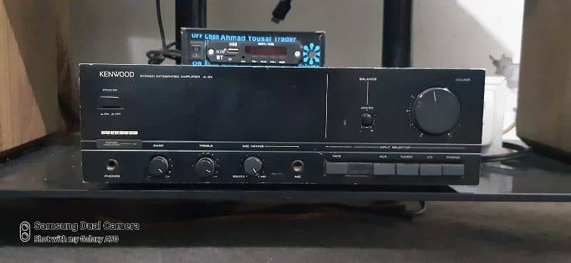 Kenwood company speakers with amp new condition 6