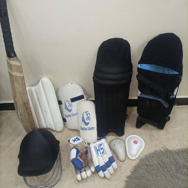 Cricket hardball kit+kitbag+lightweight Bat 0