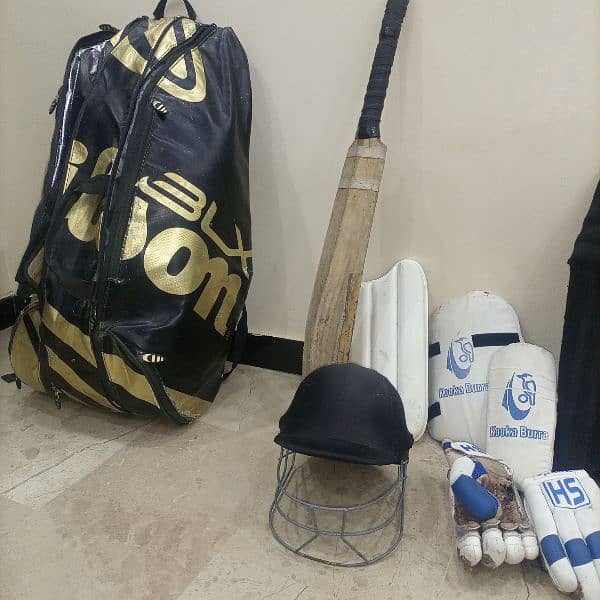 Cricket hardball kit+kitbag+lightweight Bat 1