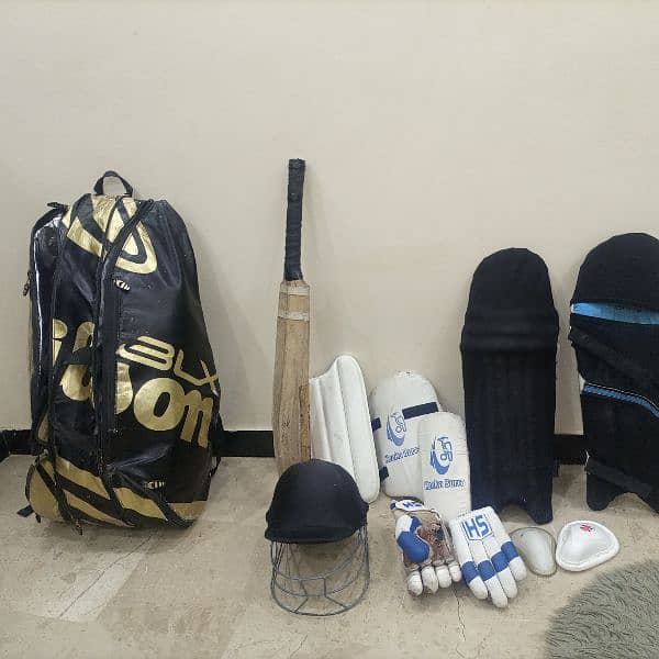 Cricket hardball kit+kitbag+lightweight Bat 3