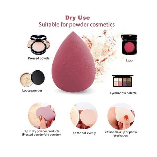 Mini Pack of 6 Beauty Blenders Compact Design for Smooth, Flawless 4