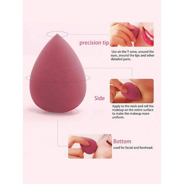 Mini Pack of 6 Beauty Blenders Compact Design for Smooth, Flawless 6