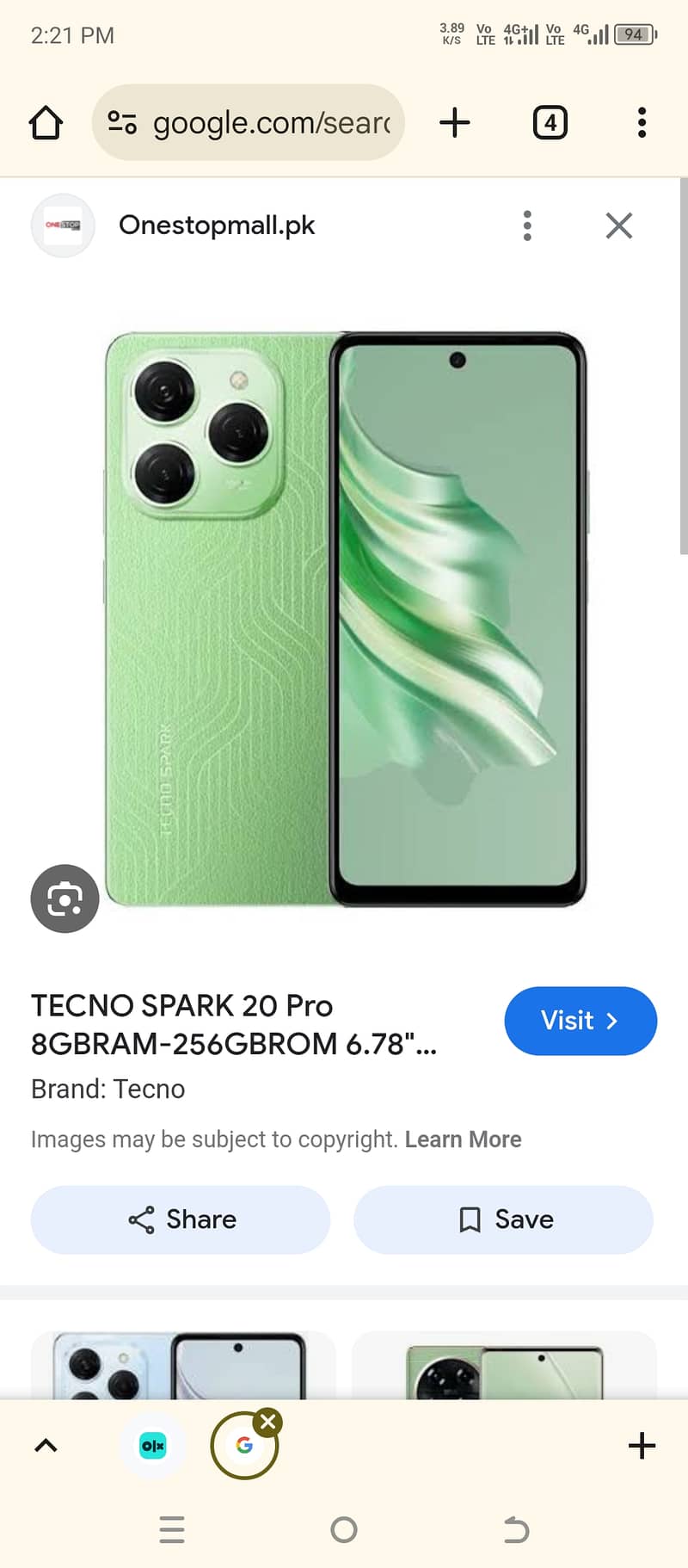 tecno spark 20 pro 16/256 1