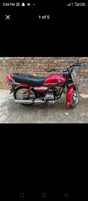 Honda cd100 2006 model urgent sale 3