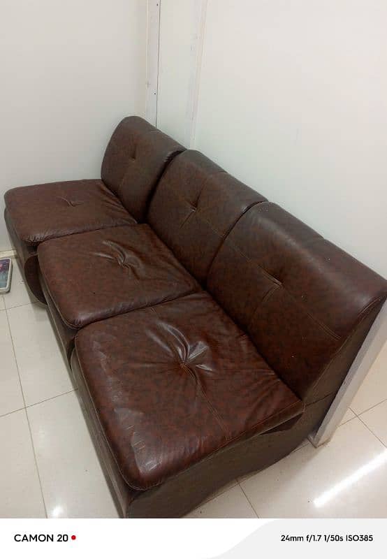 executive table and 4 sofa chair for sale 4