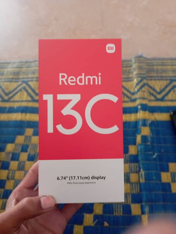 Redmi 13C 10/10 condition. Open box. Battery 5000 mAH. 1