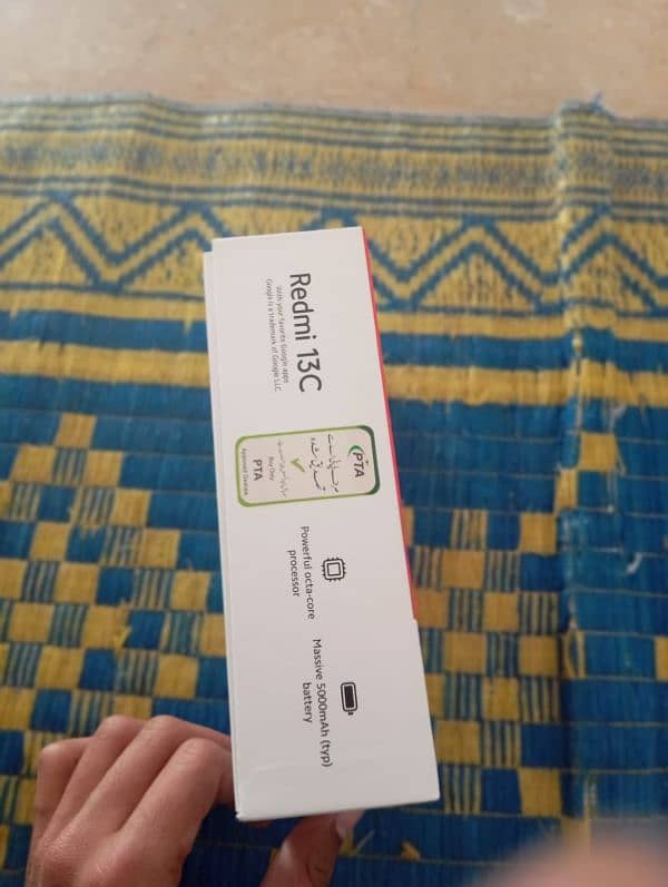 Redmi 13C 10/10 condition. Open box. Battery 5000 mAH. 4