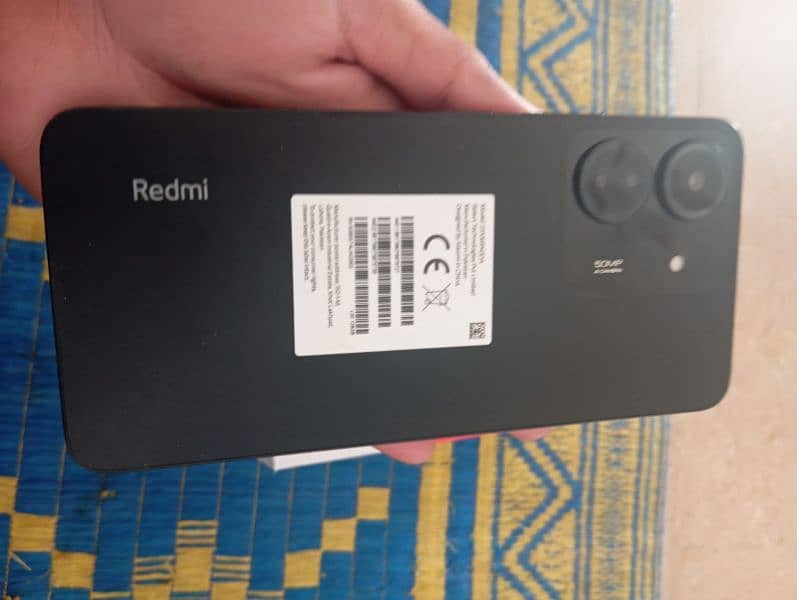 Redmi 13C 10/10 condition. Open box. Battery 5000 mAH. 7