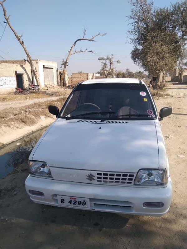 Mehran white color car 0