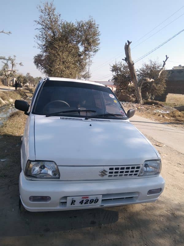 Mehran white color car 6