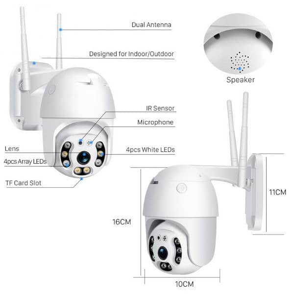 WIFI Outdoor HD Wireless Waterproof IP Security Camera 2