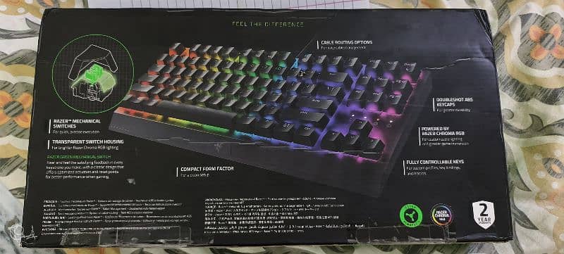 Razer Blackwidow v3 tkl Keyboard 2