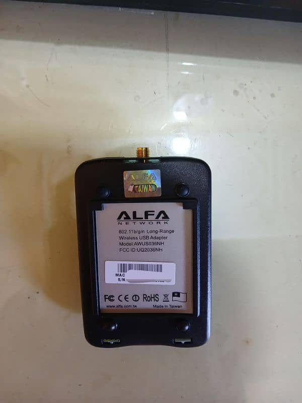 Alfa Wifi adapter AWUS036NH Mointer Mood and Packet Injection sportad 3