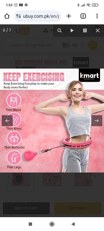 Kmart Smart Hula Ring Hoops 4