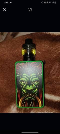 1 day used vape best quality fit position 160w,120w and 60w available