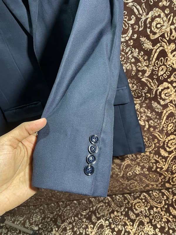 Mens Three peice bespoke suit pent coat 5