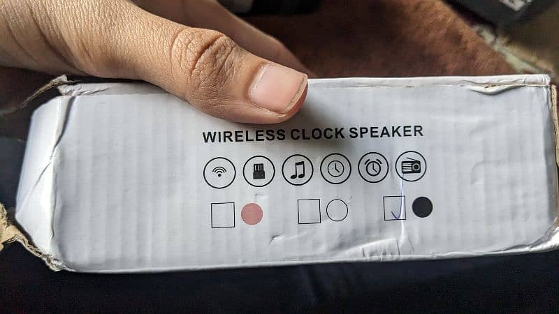 Wireless Clock Speaker 8