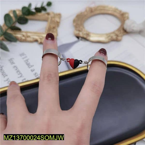 •  2 Pcs Rings  best Ring 0