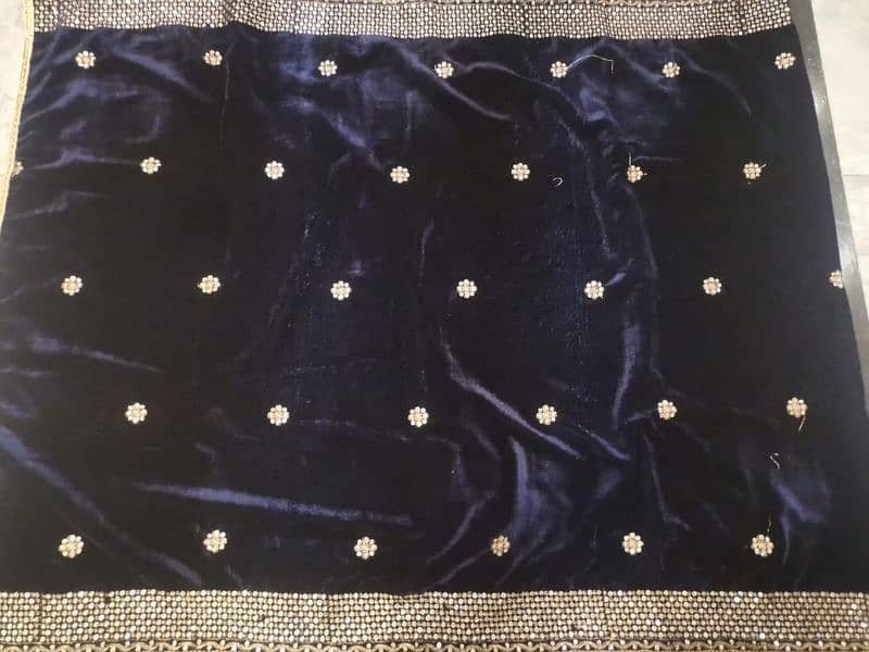 velvet embroidered shawl 1