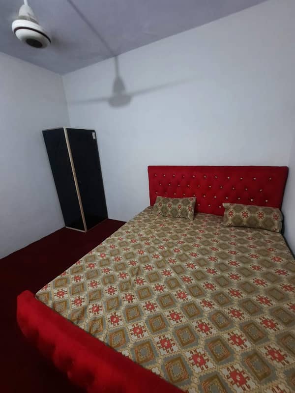 Semi Furnished Independent Double Rooms Flat for Rent in Model Town Lahore Rent 26000 0