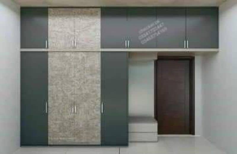 almari, sliding wardrobe, cabinet style cupboard, kitchen cabinet 13