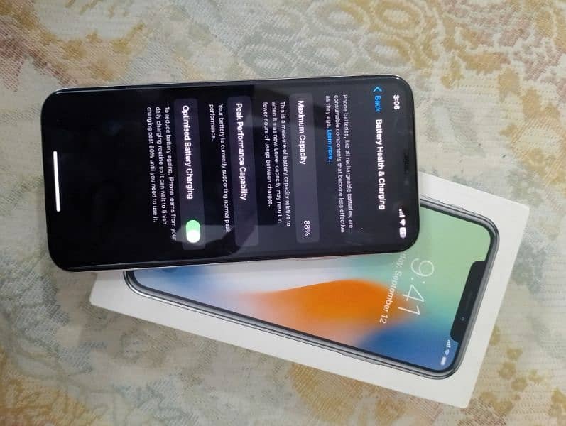 iPhone x pta approve 256 gb 7