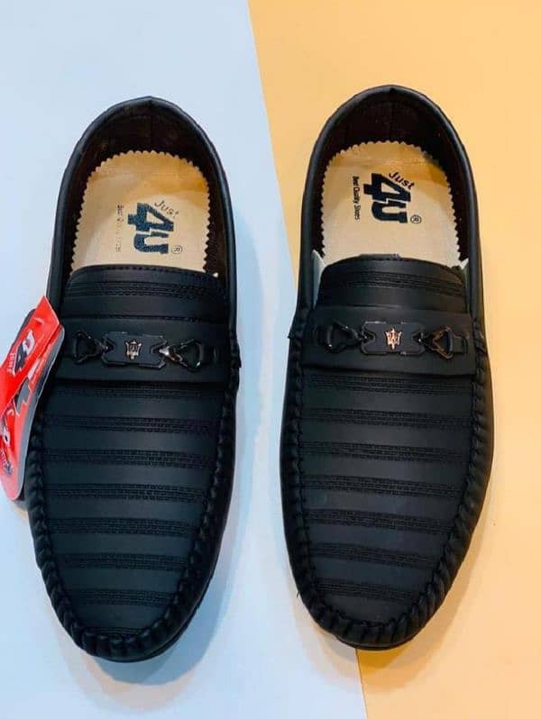 Men's black loafers 1