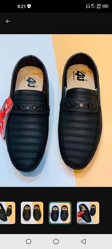 Men's black loafers 2