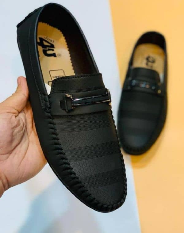 Men's black loafers 3