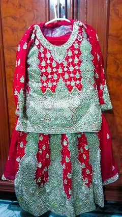 lehnga bridal dress only 1 time use