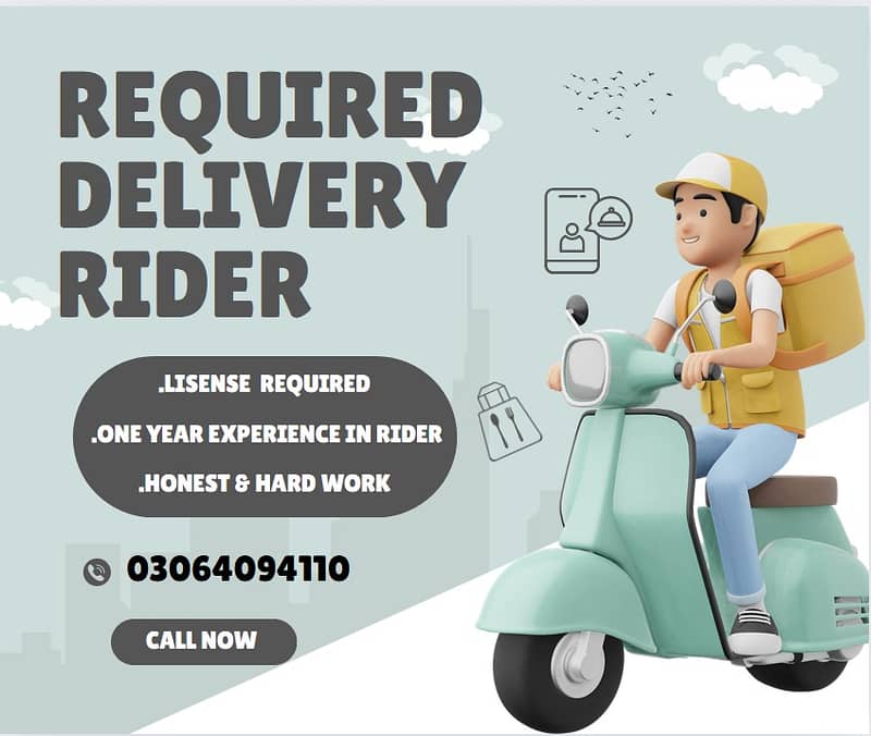 Cashier & Delivery Rider 1