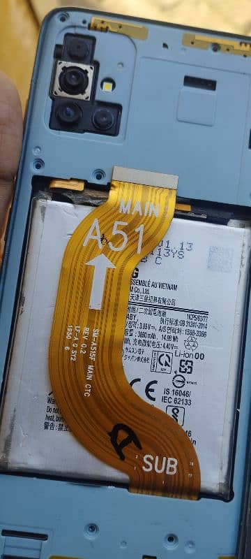 2 dead Samsung a51 6/128 parts. . 3