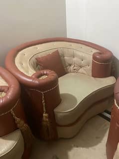 wood sofa set urgent sale