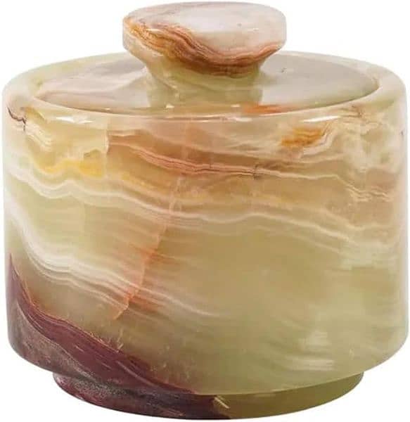 Marble Salt Cellar, Marble Masala Jar 2