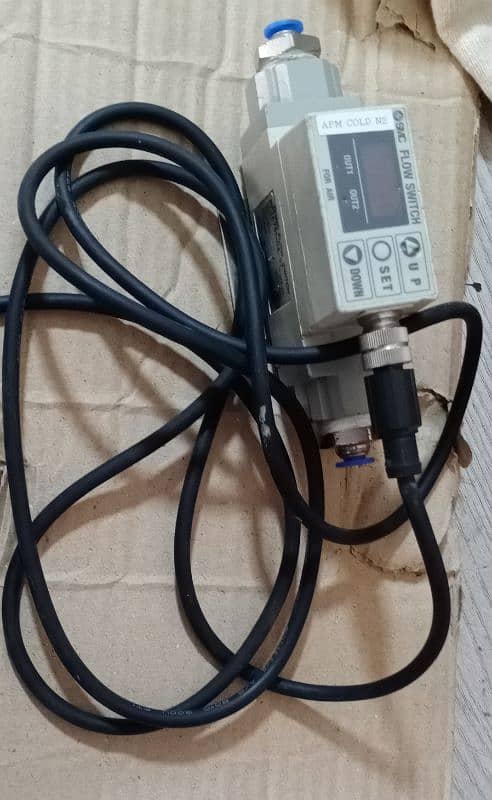 SMC Air Flow Switch/Meter, Integ Sensor with Cable 3