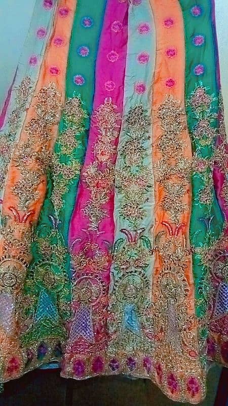 Mehndi/Barat lehnga 03035439207 4