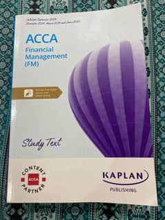 ACCA book | FM Kaplan Study Text 2024-2025 (original)