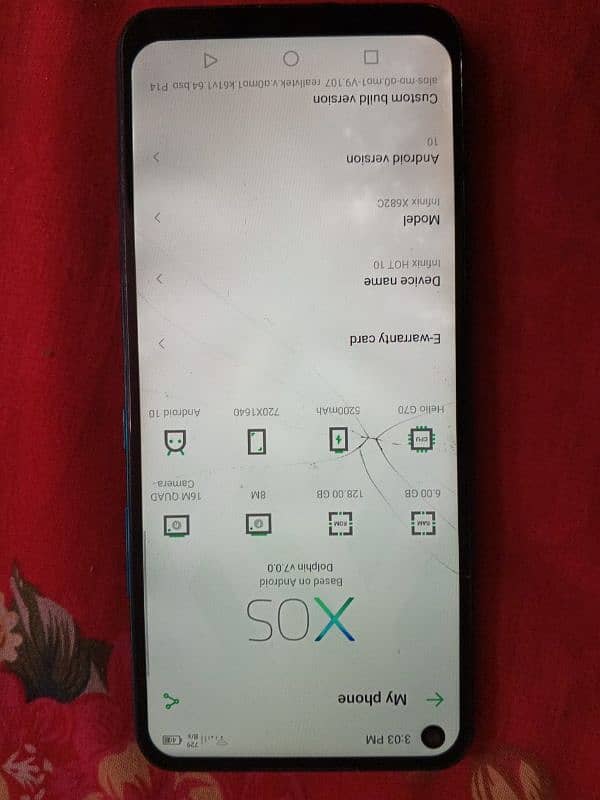 Only 16000 infinix hot 10, 6-128 good condition 8