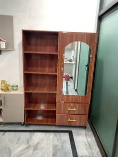 Book Shelf /Cubord/ Dressing with Draws and Moving Tyres