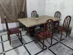 dining table with chairs